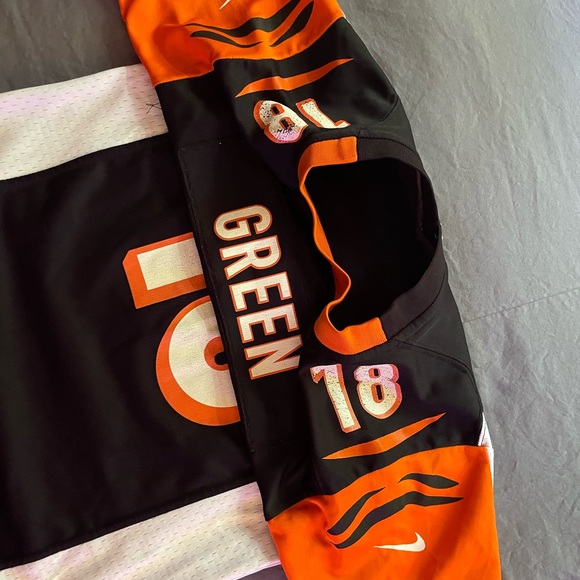 🏈GREEN🏈Official NFL Cincinnati Bengals (AJ. Green) NIKE JERSEY! - Picture 7 of 11